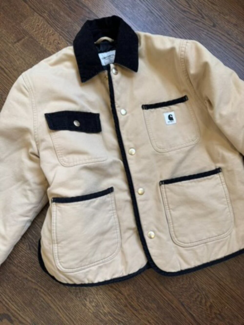 Carhartt WIP women's classic Canvas Jacket with Cord accents Brand New!!